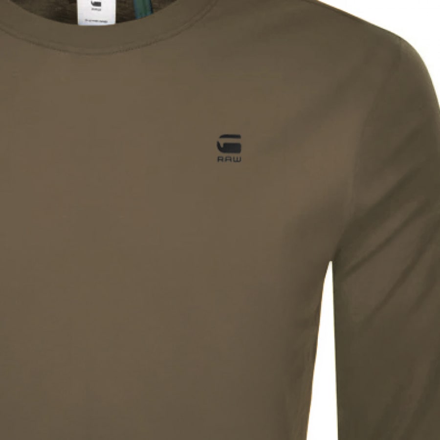 Alternative Image for ProductG Star Raw Lash Long Sleeved T Shirt Khaki3
